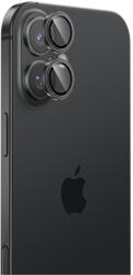Benks edzett üveg Glass Warrior lencsevédő kamera számára iPhone 16/16 Plus (2 darab lencse) fekete üvegfólia