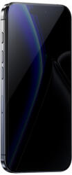 Benks edzett üveg Glass Warrior Privacy iPhone 16 Plus/15 Plus/14 Pro Max fekete üvegfólia