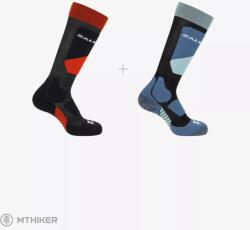 Salomon S/ACCESS gyerek térdzokni, 2 db, fekete/mágnes (S)