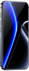 Benks edzett üveg Glass Warrior zafír bevonattal iPhone 16 Plus/15 Plus/14 Pro Max fekete üvegfólia