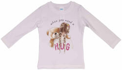 Asti Hosszú ujjú kislány póló cuki Macis mintával - pindurka - 2 900 Ft