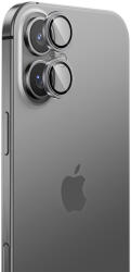 Benks edzett üveg DR zafír lencsevédő az iPhone 16/16 Plus kamerához (2 darab lencse) ezüst, üvegfólia