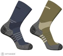 Salomon X ULTRA ACCESS zokni, 2 pár, gothic olive/grisaille (S)