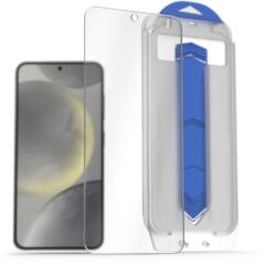AlzaGuard Glass EasyFit DustFree 2 Pack Samsung Galaxy S24+ 2.5D üvegfólia + felhelyező keret (AGD-EFD17)
