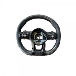  Volan sport piele perforata si carbon compatibil cu modelele Mercedes 2010-2021