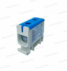 OMU system TUK22550N 2x2, 5-50mm2 160A CU: 145A AL 1 pólusú kék csatlakozókapocs sorkapocs (TUK22550N)