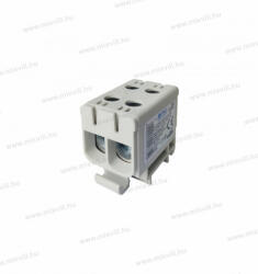 OMU system 1 pólusú szürke fővezetéki sorkapocs csatlakozókapocs 4x2, 5-50mm2 CU 160A AL 145A Omu system TUK4255 (TUK42550L)