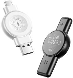 XO Wireless XO CX026 töltő okosórákhoz (Samsung és Apple) USB-A + USB-C 2, 5 W fehér
