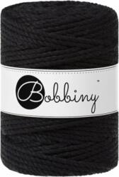 Bobbiny 3PLY Macramé Rope 5 mm 100 m Black Șnur (<![CDATA[TX-E020]]>)