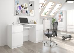 Mobene Modern Számítógépasztal N6 - Fehér - fizz