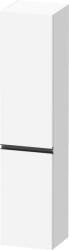 Duravit Sivida szekrény 40x37.4x176 cm oldalra akasztható fehér-fekete SV1370RBD180000