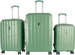 AGA Set troler - AGA TRAVEL MR4669 - Verde (K19476) Valiza