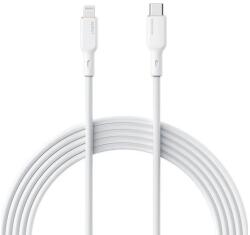 AUKEY USB-C to Lightning Cable Aukey CB-SCL1, 27W, 1m (white) (CB-SCL1 White)