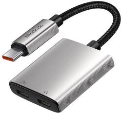 Mcdodo 2in1 Audio Adapter Mcdodo CA-5570 2in1 USB-C to 2x USB-C (CA-5570) - jatekotthon