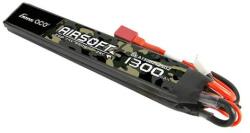 Gens ace 25C 1300mAh 2S1P 7.4V Saddle Airsoft Gun Lipo Battery with T Plug (GEA13002S25D2) - jatekotthon