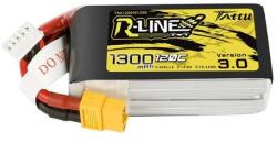 Tattu R-Line Version 3.0 1300mAh 14.8V 120C 4S1P XT60 akkumulátor (TAA13004S12X6)