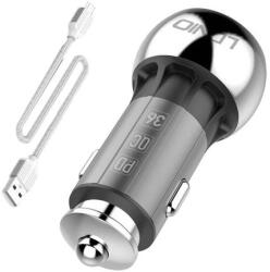 LDNIO C1 USB, USB-C Car charger + MicroUSB Cable (C1 Micro) - jatekotthon