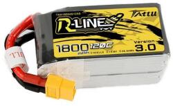 Tattu R-Line Version 3.0 1800mAh 14.8V 120C 4S1P XT60 akkumulátor (TAA18004S12X6)