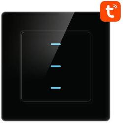 Avatto Smart Light Switch WiFi Avatto N-TS10-B3 3 Way TUYA (black) (N-TS10-B3)