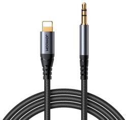 JOYROOM Audio Cable Lightning to 3, 5mm AUX Joyroom SY-A06, 1.2m (black) (SY-A06) - jatekotthon