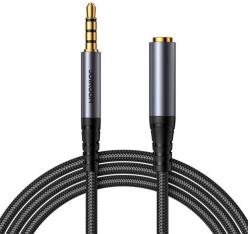 JOYROOM SY-A09 AUX extension cable 3.5mm mini jack female to 3.5mm mini jack male, braided, 1.2m (black) (SY-A09)