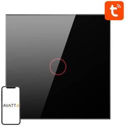 Avatto Smart Light Switch ZigBee Avatto ZTS02-EU-B1 1 Way TUYA (black) (ZTS02-EU-B1)