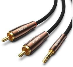 UGREEN AV170 kábel, 2x RCA (Cinch) jack 3.5mm, 1m (fekete) (80845) - jatekotthon