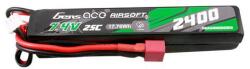 Gens ace 25C 2400mAh 2S2P 7.4V Saddle Airsoft Gun Lipo Battery with Mini Deans(T) Plug (GEA24002S25D2) - jatekotthon