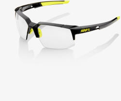 100% Ochelari de soare 100% Speedcoupe - Gloss Black - Lentile fotocromice - OS