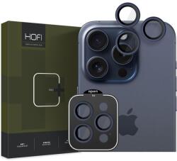 HOFI FNS0271 Apple iPhone 15 Pro / 15 Pro Max HOFI CAMRING PRO+ üveg kamera lencse védő, kék (FNS0271)