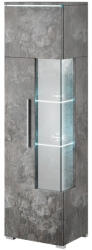 Könyvespolc Torvire 106 (Sötét beton)