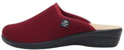 Fly Flot Saboti dama, Fly Flot, T4-368-FE-2014-Bordo, de casa, textil, ortopedici, cu talpa joasa, bordo (Marime: 35)