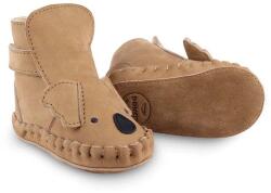 Donsje csecsemő bőrcipő Kapi Classic Booties Koala bézs, 1028007 - bézs 20/21