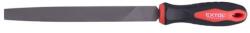 EXTOL Fémreszelő 200mm félkerek, T12 acél, vágat 2, finom, TPR gumis műanyag nyél (8803602)