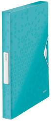Leitz Mapa de plastic, cu burduf 30mm, turcoaz, LEITZ WOW Jumbo (LZ46290051)