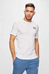 Under Armour t-shirt SPORTSTYLE LEFT CHEST fehér, férfi, sima, 1326799 - fehér M