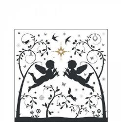 Ambiente Flying Angels papírszalvéta 25x25cm, 20db-os