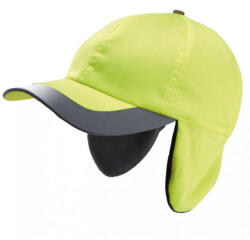 Designed To Work WKP122 neonszínű bélelt sapka fültakaróval Designed To Work, Fluorescent Yellow-U (wkp122fye-u)