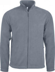 Designed To Work Vastag polár pulóver, az elején végig cipzárral, Designed To Work WK903, Convoy Grey-3XL (wk903cvg-3xl)