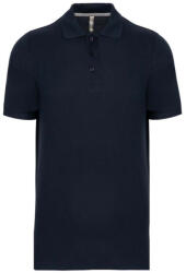Designed To Work WK274 férfi galléros póló rövid ujjakkal, oldalsó slicceléssel Designed To Work, Navy-XL (wk274nv-xl)