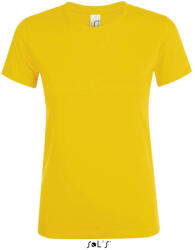 SOL'S Női REGENT kereknyakú rövid ujjú pamut póló, SOL'S SO01825, Gold-XL (so01825go-xl)