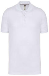 Designed To Work WK274 férfi galléros póló rövid ujjakkal, oldalsó slicceléssel Designed To Work, White-5XL (wk274wh-5xl)