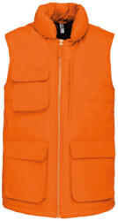 Designed To Work WK615 vízálló bélelt unisex mellény Designed To Work, Orange-4XL (wk615or-4xl)