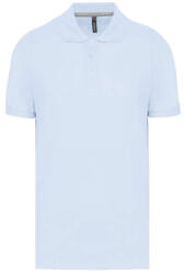 Designed To Work WK274 férfi galléros póló rövid ujjakkal, oldalsó slicceléssel Designed To Work, Sky Blue-2XL (wk274sb-2xl)