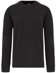 Designed To Work WK4001 környakas vastak unisex pulóver Designed To Work, Dark Grey-4XL (wk4001dg-4xl)