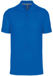 Designed To Work WK274 férfi galléros póló rövid ujjakkal, oldalsó slicceléssel Designed To Work, Light Royal Blue-2XL (wk274lro-2xl)