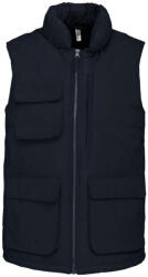 Designed To Work WK615 vízálló bélelt unisex mellény Designed To Work, Navy-S (wk615nv-s)