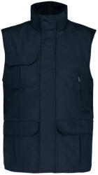 Designed To Work WK630 unisex bélelt mellény PVC bevonattal Designed To Work, Navy-L (wk630nv-l)
