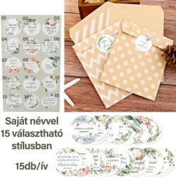 Matrica - Egyedi névvel ellátott személyre szabott matrica