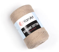  MACRAME COTTON zsinór fonal, 2, 5mm - Világos barna - 768